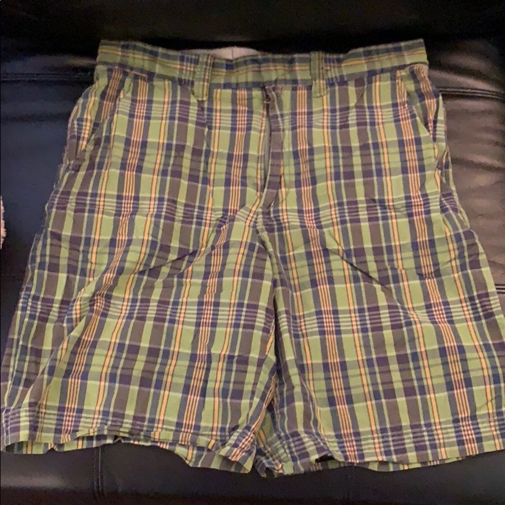 Old Navy plaid shorts